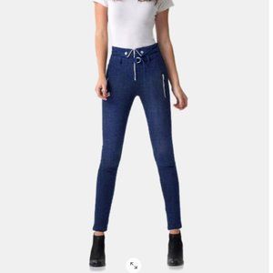 Blue Revival Zip Me Up Crazy in Love High Waist Skinny Jeans 27